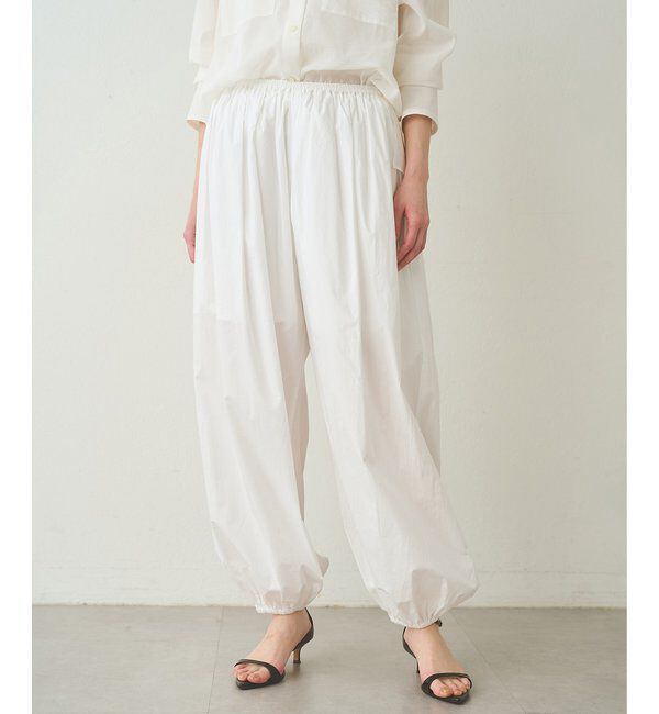  「タイプライターバレルパンツ」|チノ|オフホワイト