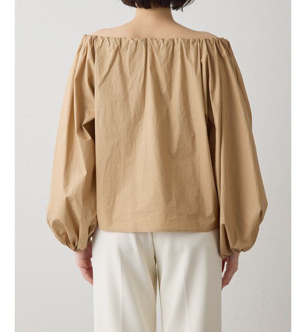  「タイプライターオフショルブラウス」|シャツ・ブラウス|