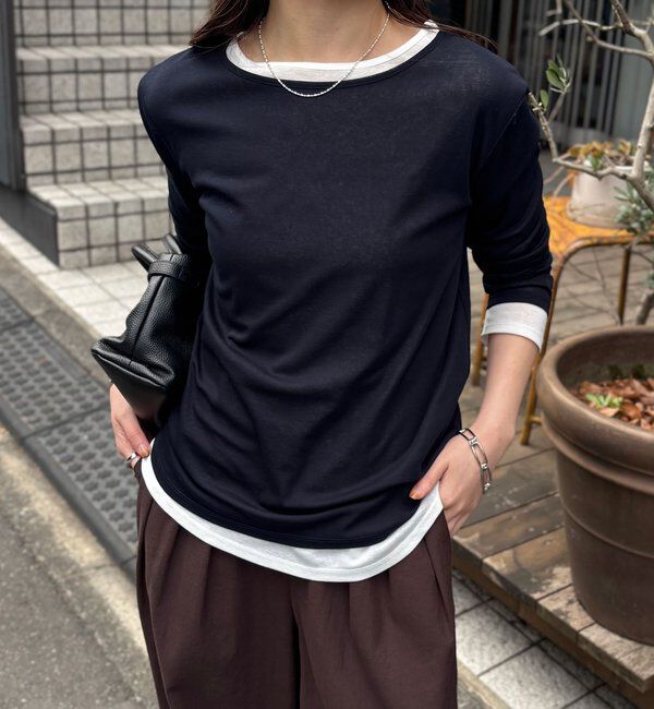  「ベーシックシアーロンT」|Tシャツ・カットソー|