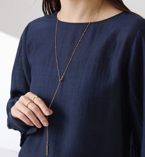  「【PAPILLONNER/パピヨネ】ステンレス2WAYネックレス」|リング|