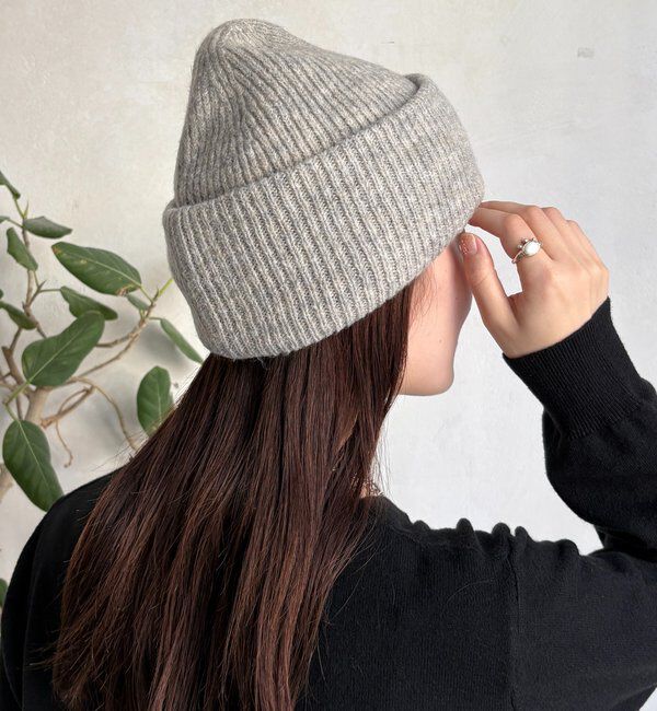  「メランジリブニットワッチ」|ハット|