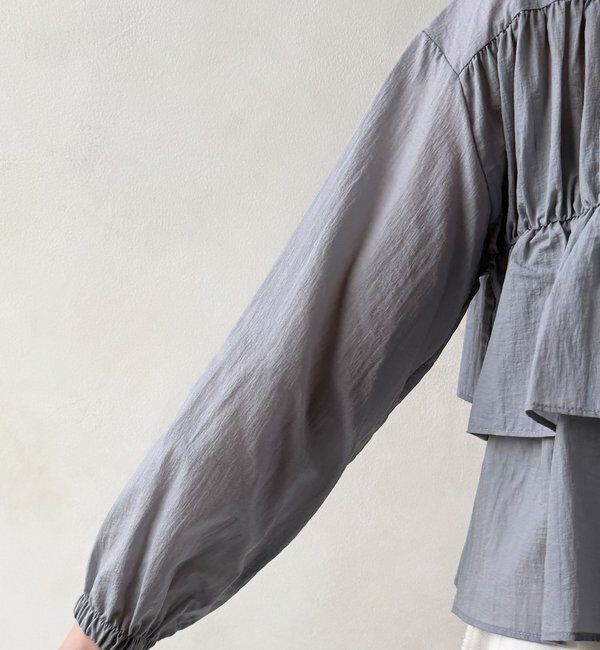  「【WEB限定】ラッフルブラウス」|シャツ・ブラウス|