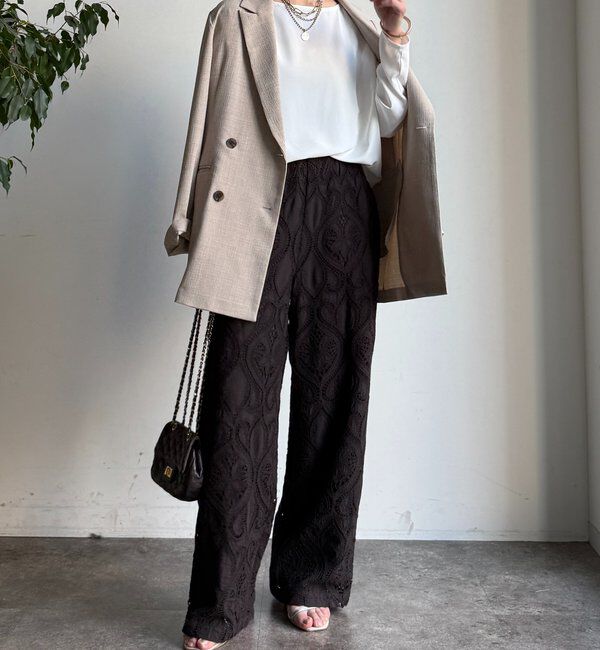  「ジョーゼット長袖ブラウス」|シャツ・ブラウス|