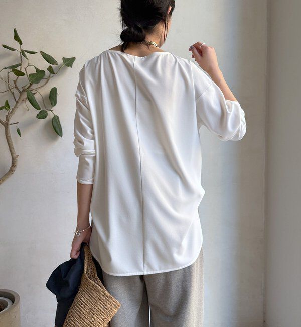  「ジョーゼット長袖ブラウス」|シャツ・ブラウス|