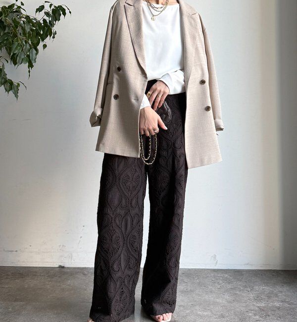  「ジョーゼット長袖ブラウス」|シャツ・ブラウス|