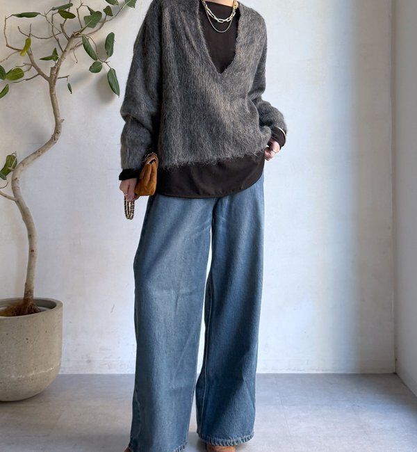  「ジョーゼット長袖ブラウス」|シャツ・ブラウス|