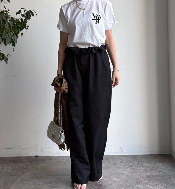  「voileワンポイントフロッキーロゴTEE」|Tシャツ・カットソー|