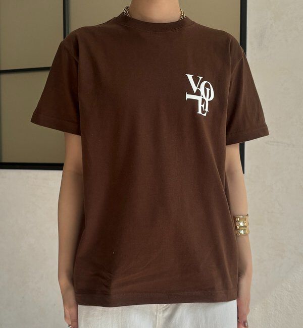  「voileワンポイントフロッキーロゴTEE」|Tシャツ・カットソー|