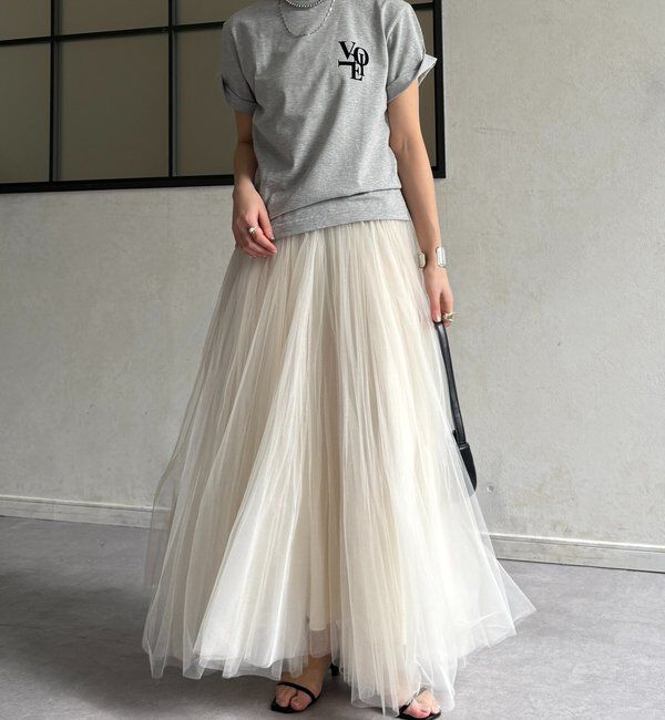  「voileワンポイントフロッキーロゴTEE」|Tシャツ・カットソー|