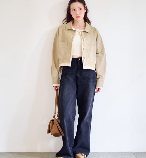  「【WEB先行/SETUP対応】レイヤードショートシャツジャケット」|その他|