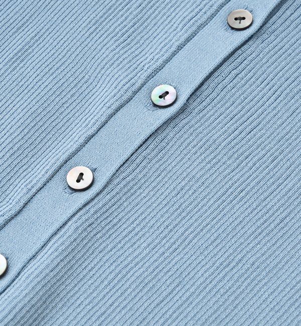  「予約【アンサンブル対応可】コットンリブカーディガン」|カーディガン|