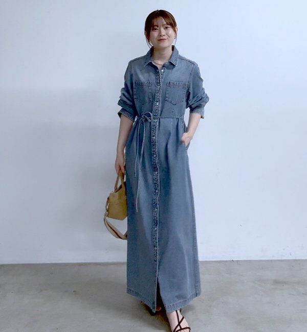  「よっし～&times;A・MONN/デニムシャツマルチワンピース」|ワンピース|