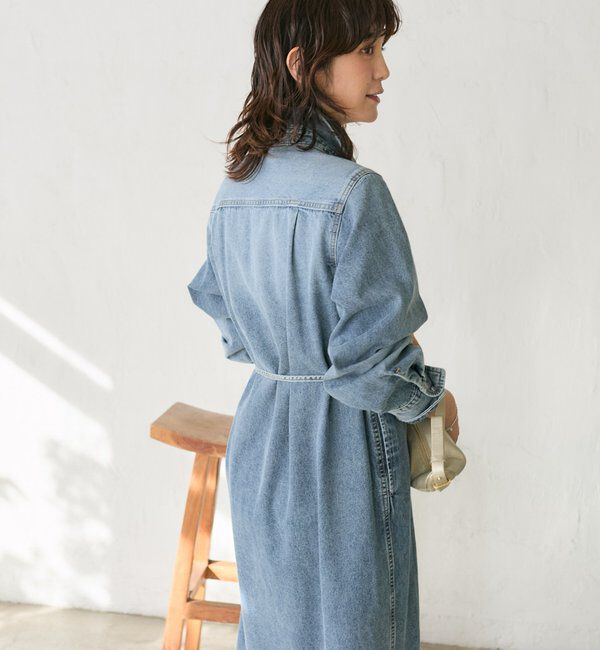  「よっし～&times;A・MONN/デニムシャツマルチワンピース」|ワンピース|