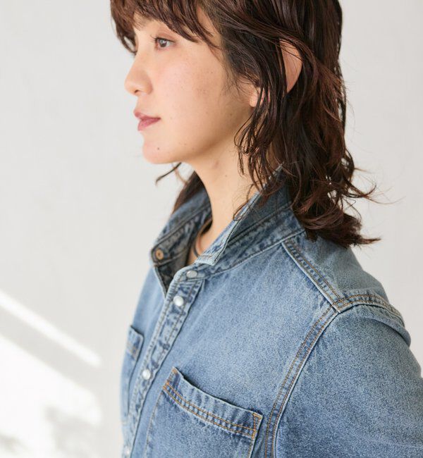  「よっし～&times;A・MONN/デニムシャツマルチワンピース」|ワンピース|