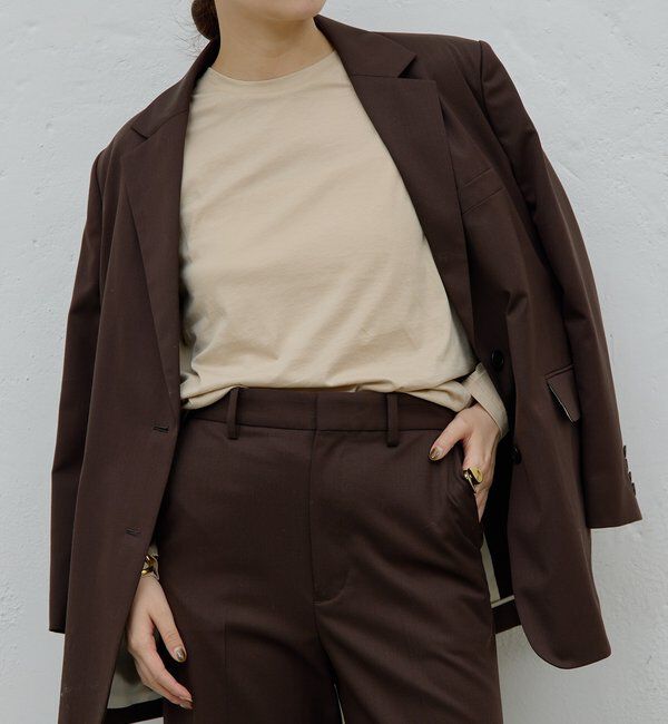  「【HERITANOVUM】 オーガニックコットンロングスリーブT」|Tシャツ・カットソー|