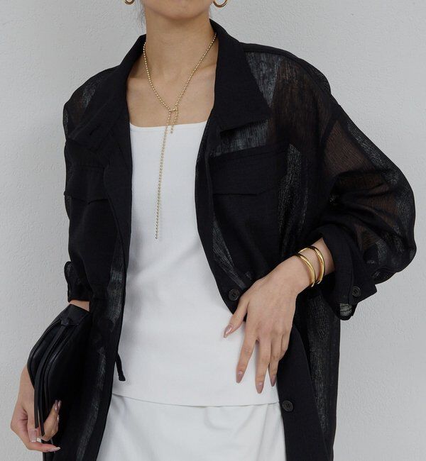  「ボールチェーンアレンジネックレス」|リング|