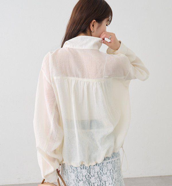  「シアートレンチブルゾン」|ブルゾン・スタジャン|