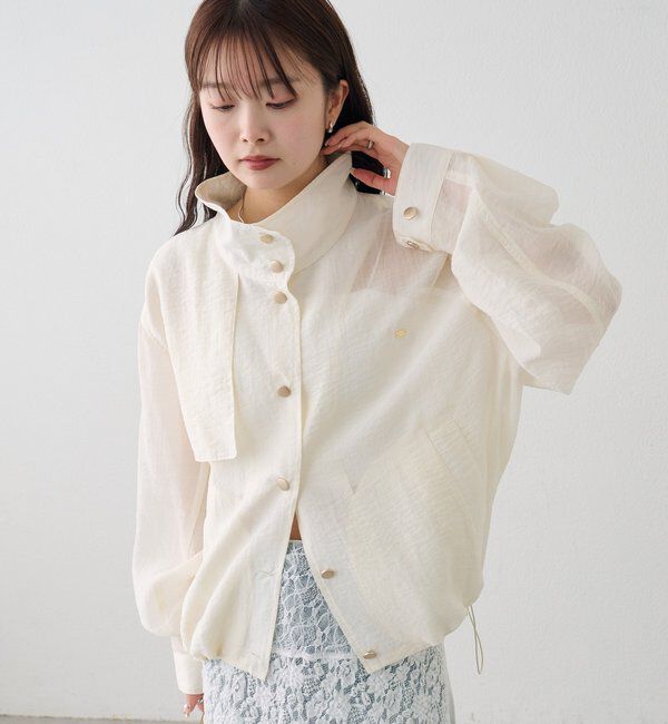  「シアートレンチブルゾン」|ブルゾン・スタジャン|