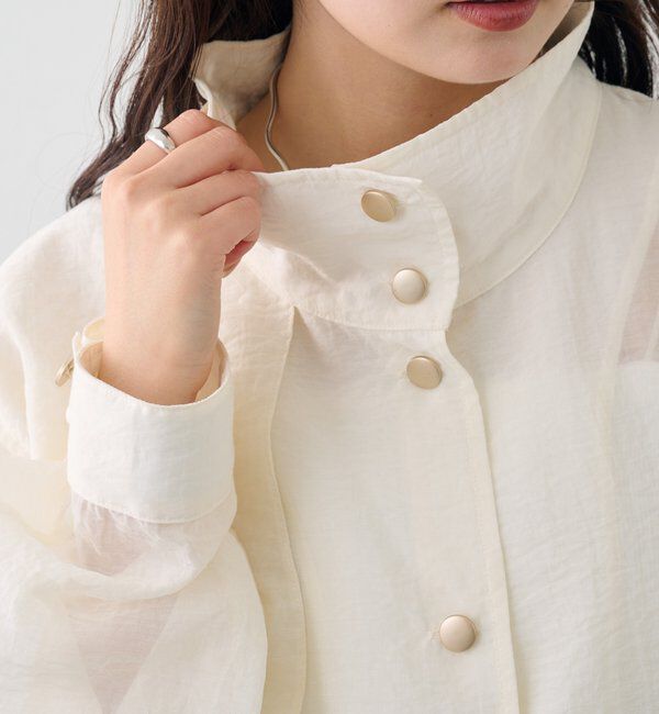  「シアートレンチブルゾン」|ブルゾン・スタジャン|