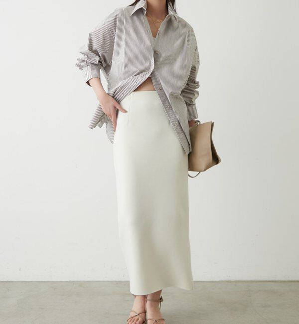  「ストライプBigシャツ」|シャツ・ブラウス|