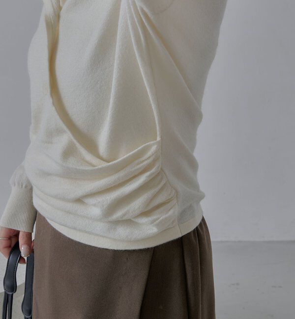  「カーディガン風アシメニット」|ニット・セーター|