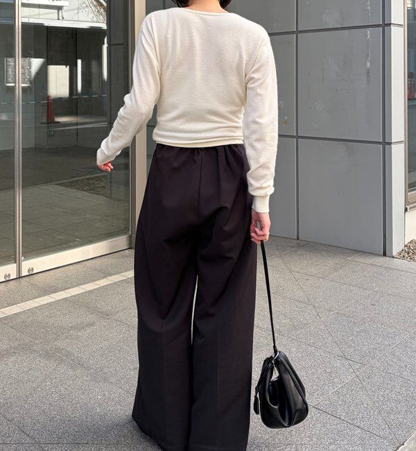  「カーディガン風アシメニット」|ニット・セーター|