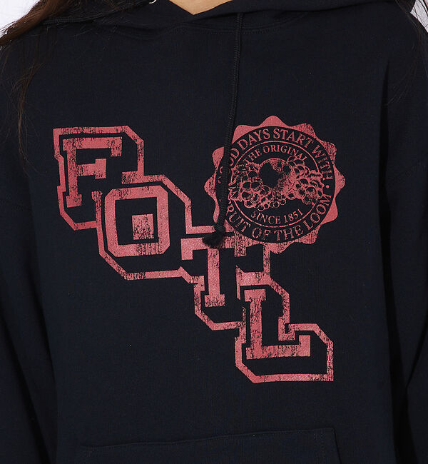 ABAHOUSE「【FRUIT OF THE LOOM/フルーツオブザルーム】FTLカレッジロゴレ」|パーカー|