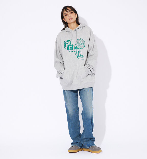 ABAHOUSE「【FRUIT OF THE LOOM/フルーツオブザルーム】FTLカレッジロゴレ」|パーカー|