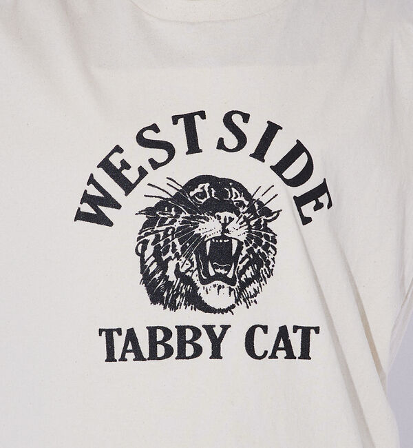 ABAHOUSE「【MIXTA/ミクスタ 】CREW NECK TABBY CAT Tシャツ」|Tシャツ・カットソー|