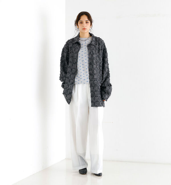 ABAHOUSE「【Revo./レボ】フリンジチェックシャツ/ユニセックス/TH-3857」|シャツ・ブラウス|