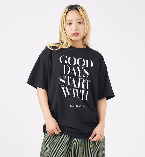 ABAHOUSE「【FRUIT OF THE LOOM/フルーツ オブ ザ ルーム】Print T」|Tシャツ・カットソー|