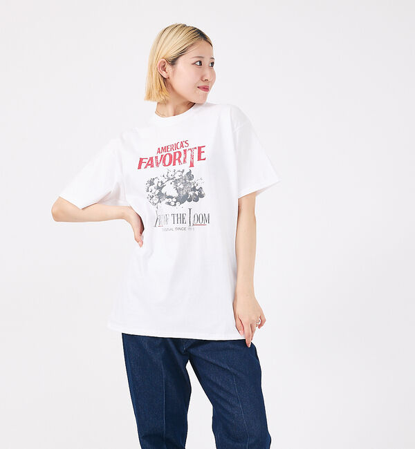 ABAHOUSE「【FRUIT OF THE LOOM/フルーツ オブ ザ ルーム】Print」|Tシャツ・カットソー|ホワイト系その他2