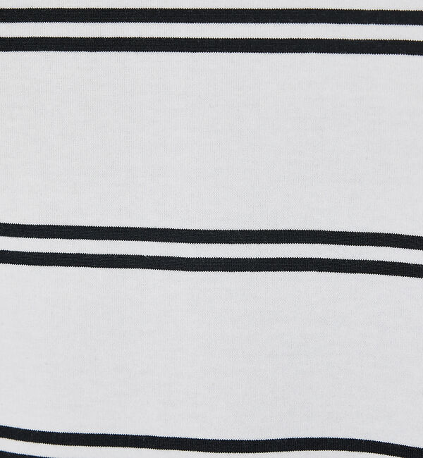 ABAHOUSE「ダブルライン ボーダー 長袖シャツ」|Tシャツ・カットソー|