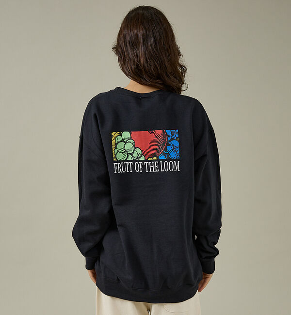 ABAHOUSE「【FRUIT OF THE LOOM】PRINT SWEAT2/ロゴ/ユニセック」|スウェット・ジャージ|