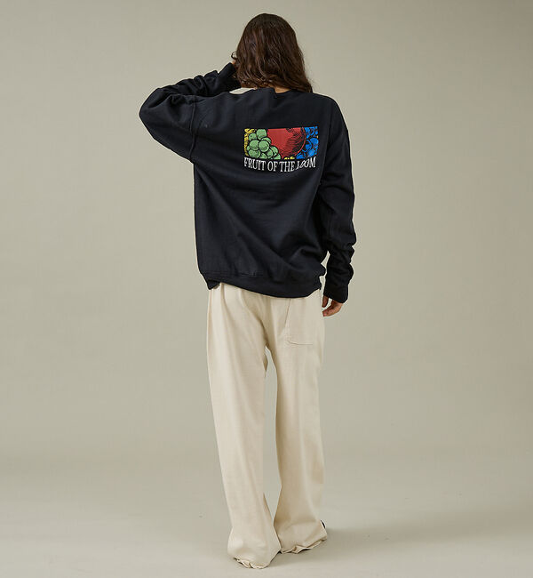 ABAHOUSE「【FRUIT OF THE LOOM】PRINT SWEAT2/ロゴ/ユニセック」|スウェット・ジャージ|