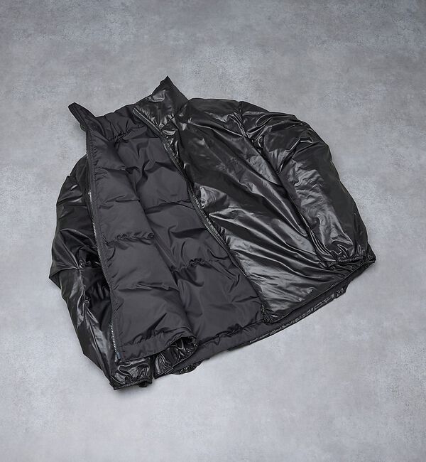 ABAHOUSE「【リバーシブル】シャーリング パデッドブルゾン / 中綿ジャケット / 撥水」|ダウン|