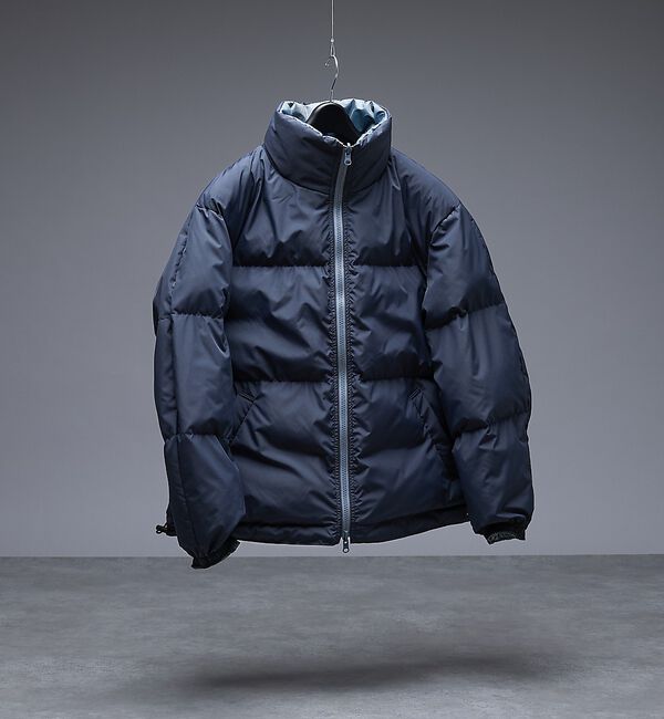 ABAHOUSE「【リバーシブル】シャーリング パデッドブルゾン / 中綿ジャケット / 撥水」|ダウン|