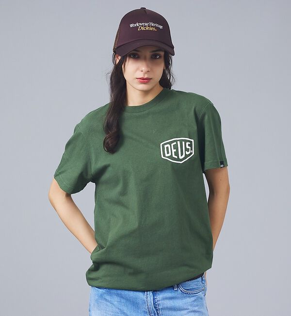 ABAHOUSE「【Dickies / ディッキーズ】MESSAGEMOTIFMESH　CAP/メ」|その他|ブラウン