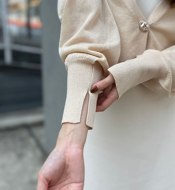 Rouge vif「【一部店舗限定】【2点セット】シアーショートカーディガン&times;ノースリーブワンピセッ」|ワンピース|