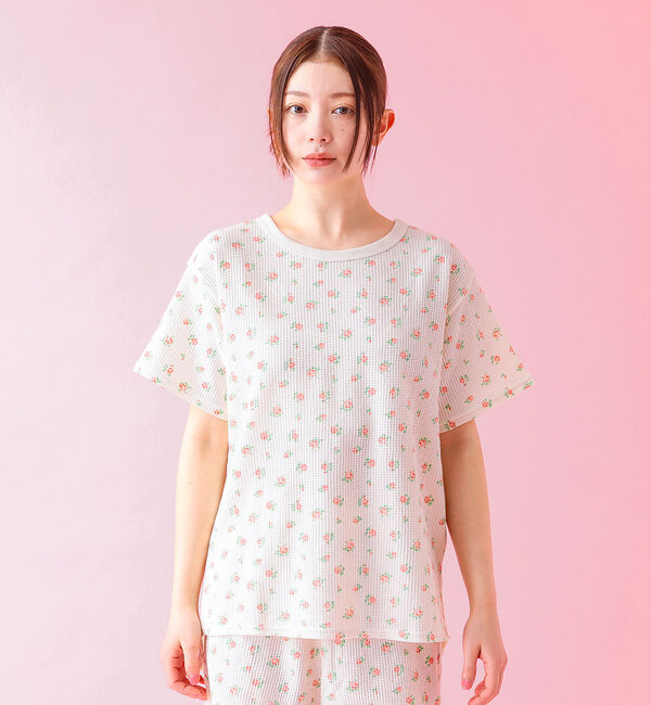 Rouge vif「【JEMORGAN / ジェーイーモーガン】半袖＆ショーツ＆巾着３点セット/ルー」|Tシャツ・カットソー|