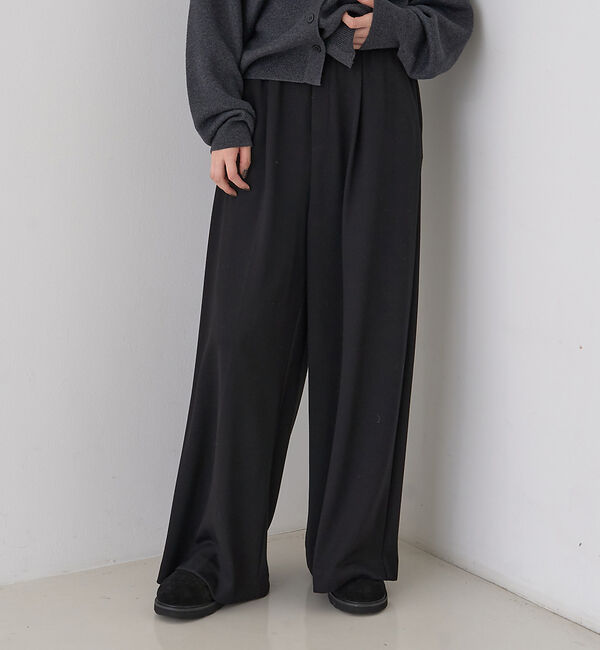 Rouge vif「【人気追加】ストレッチダンボールタックワイドパンツ」|その他|