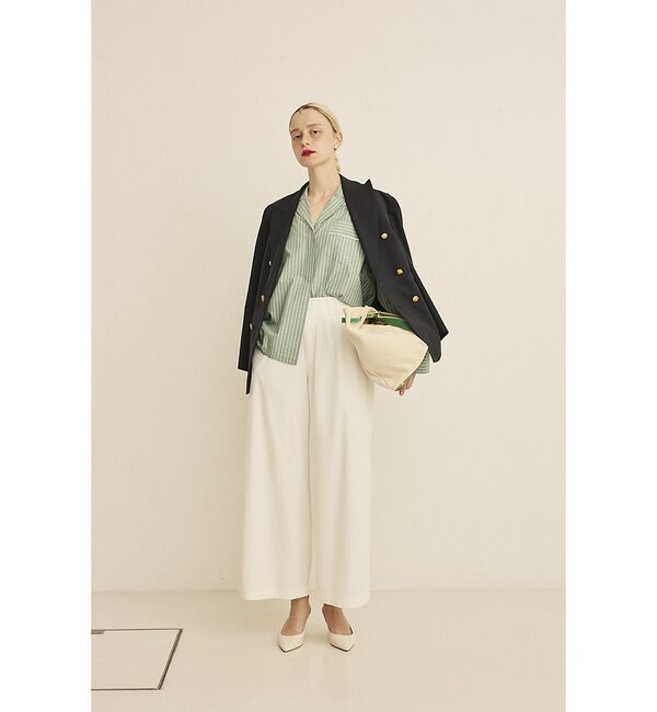 Rouge vif「【セットアップ対応】オープンカラーシャツ」|シャツ・ブラウス|