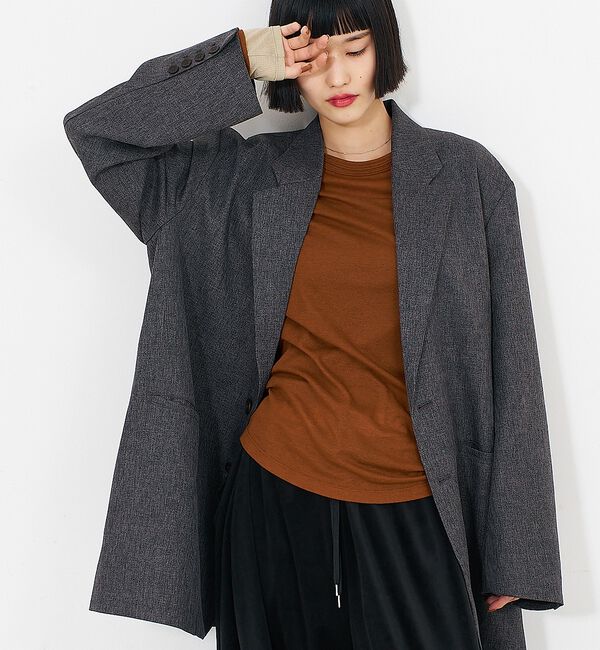 NOMINE「【ユニセックス】オーバーサイズ シャーク テーラードジャケット」|テーラードジャケット|