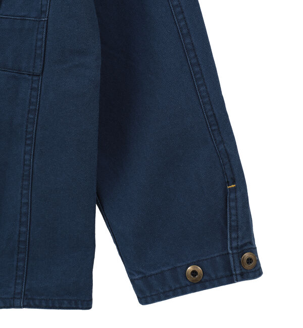 SOFFITTO「【GREEN BUTTER/グリーンバター】Cotton Utlity Jacket Navy」|ブルゾン・スタジャン|