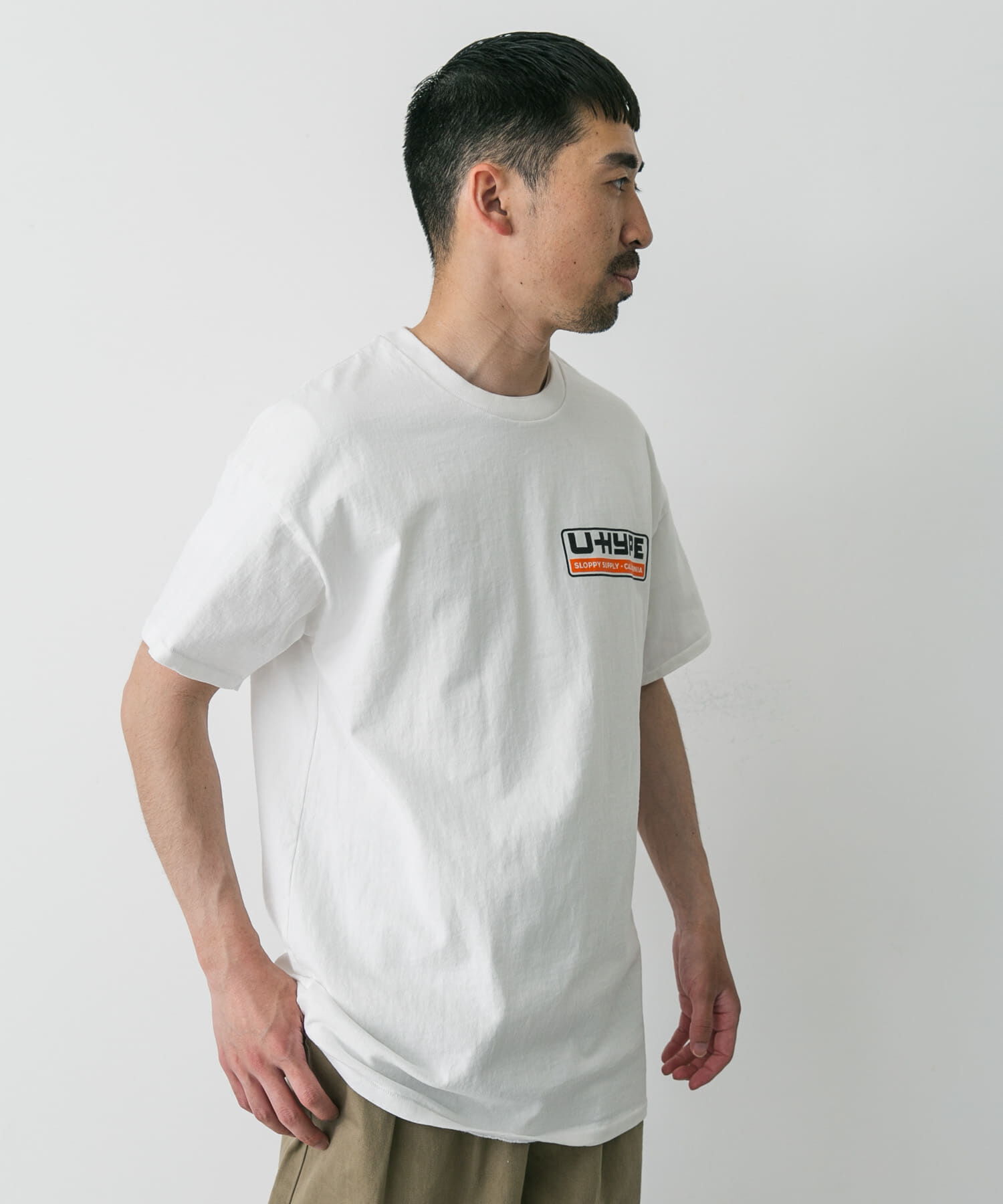URBAN RESEARCH DOORS「『別注』SLOPPY SUPPLY&times;DOORS　UHYPE T-SHIRTS」|Tシャツ・カットソー|