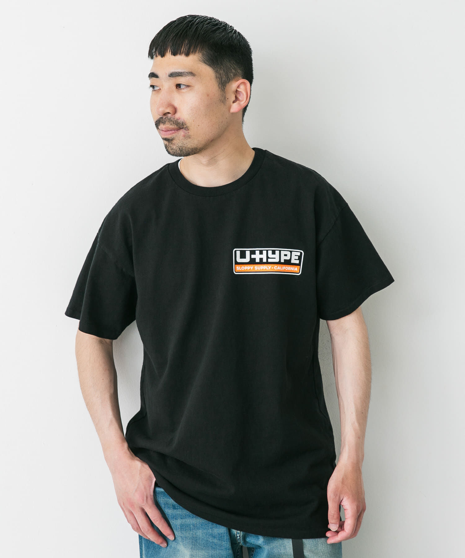 URBAN RESEARCH DOORS「『別注』SLOPPY SUPPLY&times;DOORS　UHYPE T-SHIRTS」|Tシャツ・カットソー|