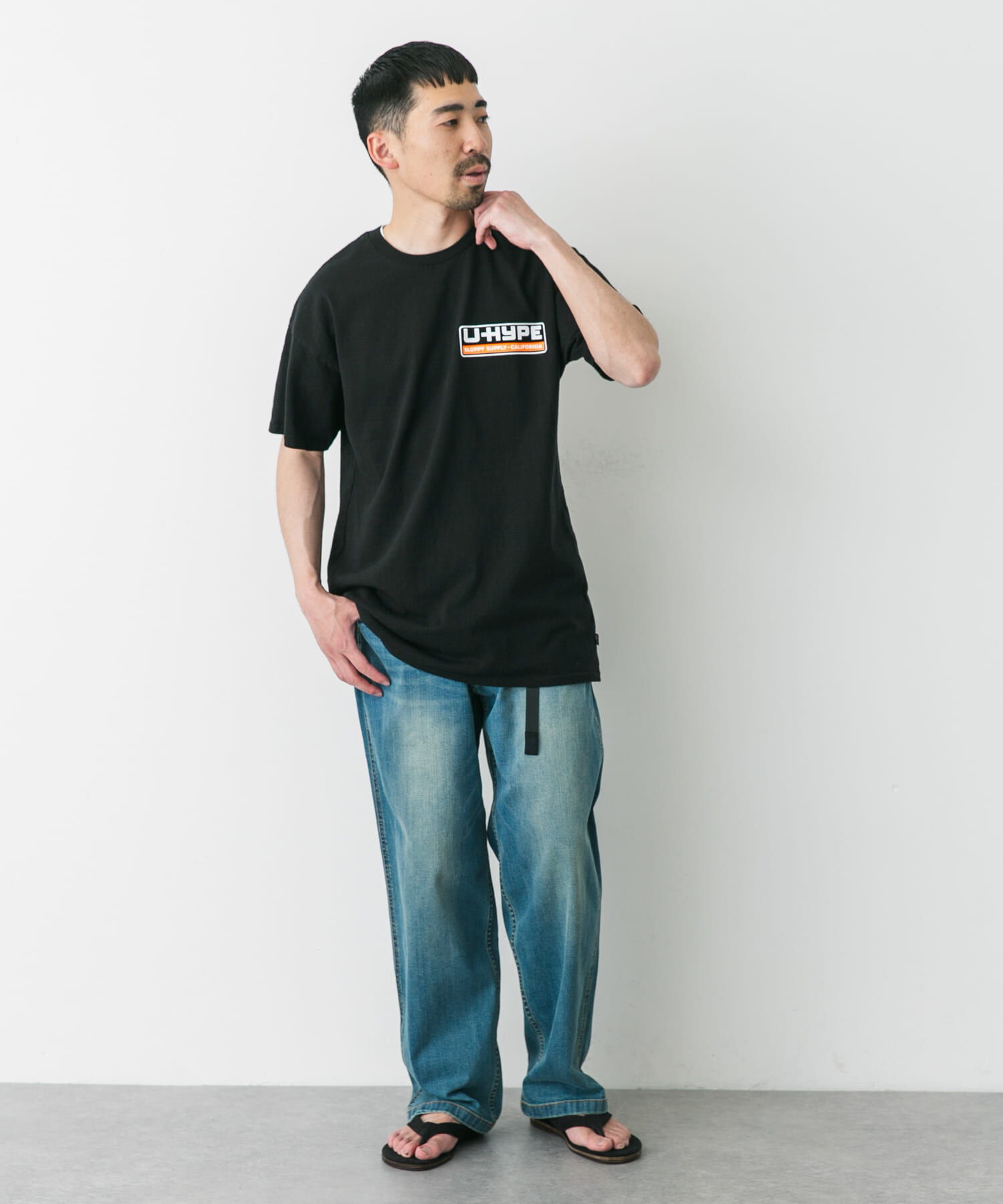URBAN RESEARCH DOORS「『別注』SLOPPY SUPPLY&times;DOORS　UHYPE T-SHIRTS」|Tシャツ・カットソー|