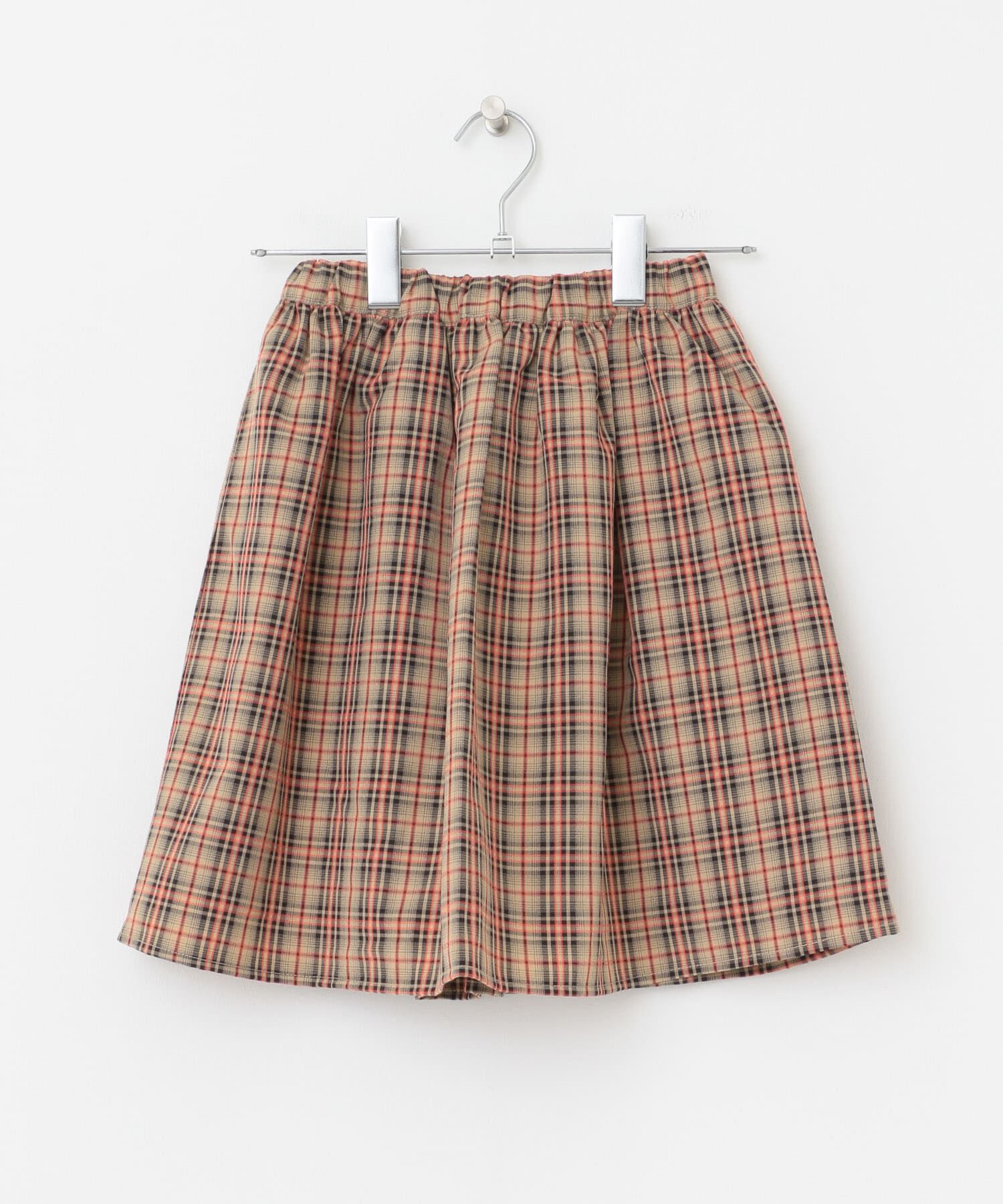 URBAN RESEARCH DOORS「チェックギャザースカート(KIDS)」|その他|