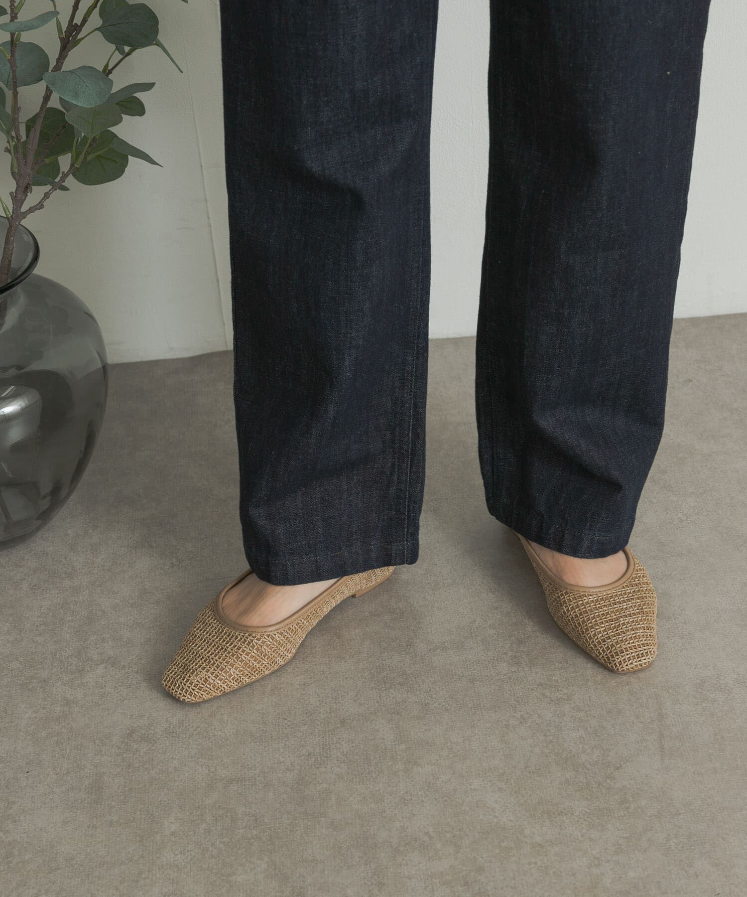 URBAN RESEARCH DOORS「メッシュフラットパンプス」|パンプス|