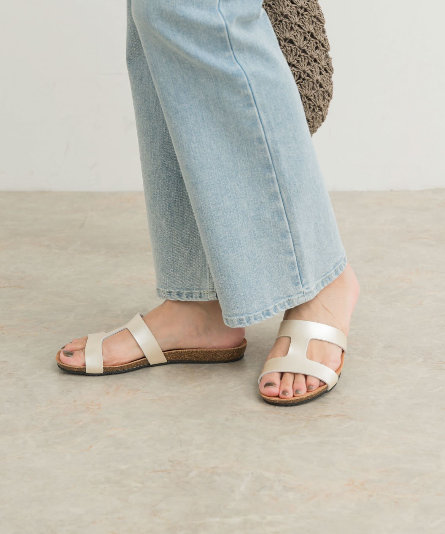 URBAN RESEARCH DOORS「『別注』PLAKTON&times;DOORS　フラットサンダル」|サンダル|